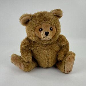 Vintage Kamar Pot Belly Teddy Bear Plush Stuffed Animal Toy, Brown Bear 12"